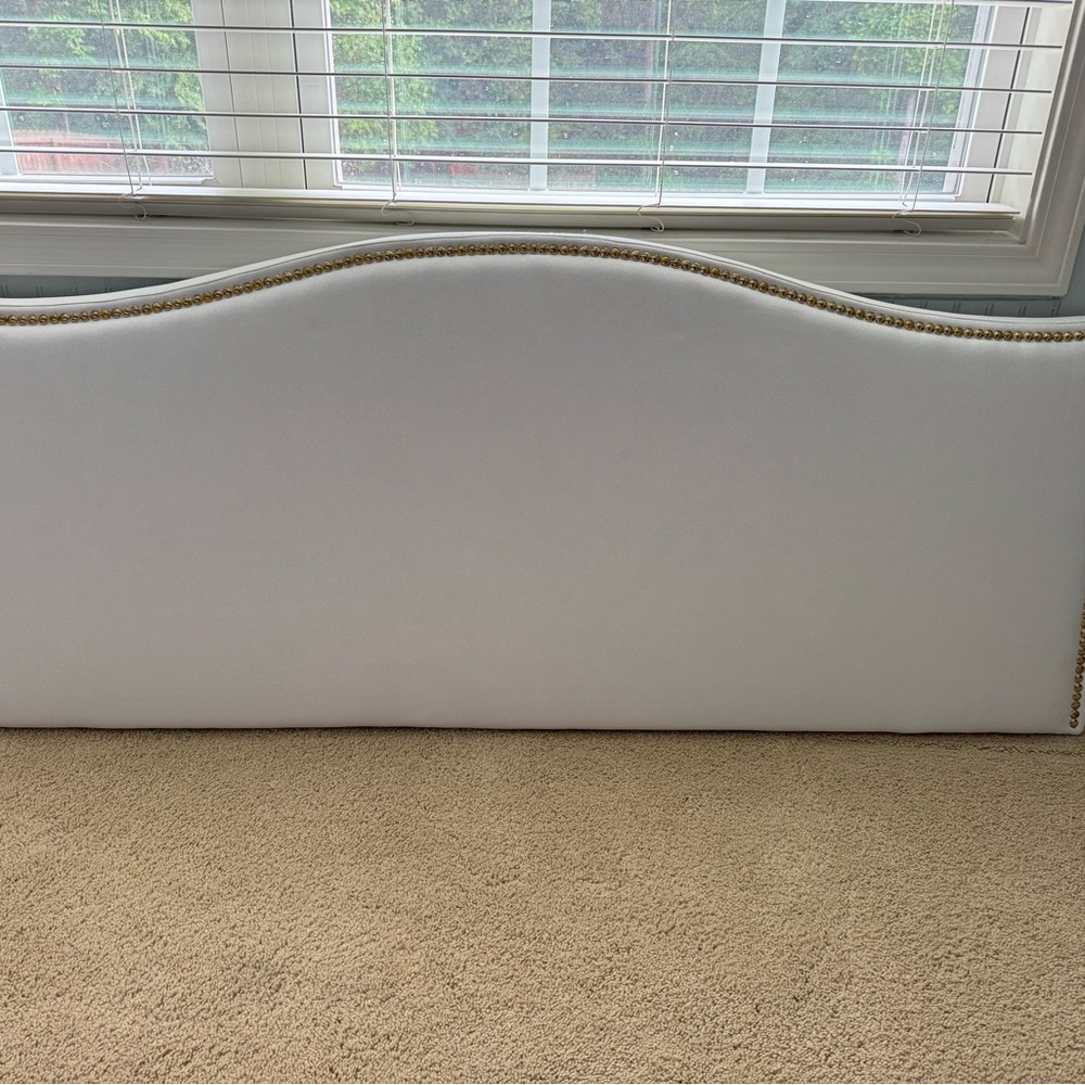 White Upholstered Headboard